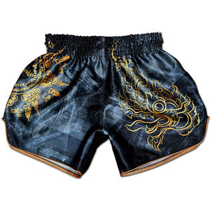 Pantalones Cortos de Boxeo MMA y Muay Thai Personalizados con Impresión por Transferencia de Calor, Alta Calidad, 100% Poliéster, Secado Rápido y Transpirables - Product Image 4
