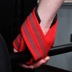 Dernières Créations Gym Levage Figure 8 Bretelles Personnalisé Logo Haltérophilie Figure 8 Coton Bretelles - Product Image 2