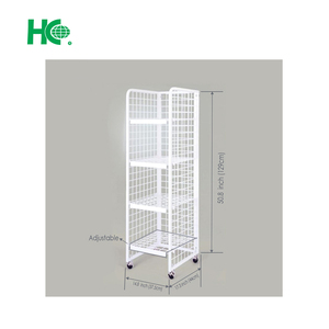 Estante de periódico comercial de metal portátil ajustable - Product Image 2