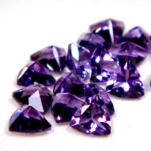 Exportación de grado 100% amatista púrpura natural forma redonda piedras preciosas curativas sueltas en corte facetado piedras de tamaño personalizado OEM - Product Image 3