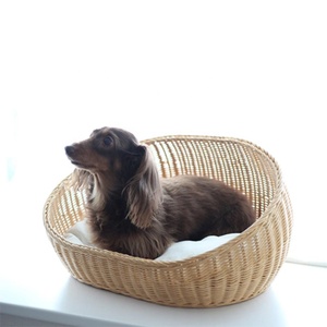 पर्यावरण के अनुकूल उच्च गुणवत्ता रतन पालतू बिस्तर बिल्ली और कुत्ते अंडाकार Cirebon से पालतू जानवरों के लिए सबसे अच्छा पश्चिम जावा इंडोनेशिया - Product Image 2