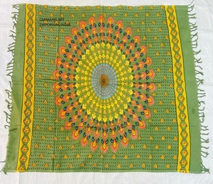Multi Colours Mandala Printed Rayon Pareo <b>Sarongs</b> With Fringes Wholesale Supplier From India Rayon pareo <b>sarongs</b> wholesale - Product Image 6