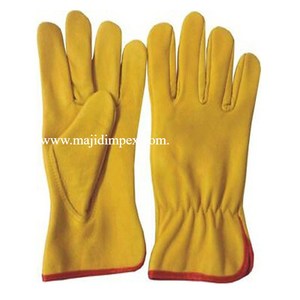Guantes de Conducción Unisex Personalizados de Cuero Vacuno Genuino de Alta Calidad con Rayas - Product Image 3