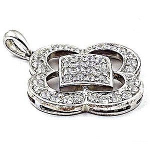 Designer Cubic Zirconia (CZ) Pendant 925 Silver Gemstone Pendant for Parties - Product Image 4
