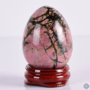 Œuf en rhodonite de qualité supérieure pour la guérison, l'équilibrage des chakras cardiaques, décoration, méditation, provenant d'un fournisseur en gros - Product Image 6