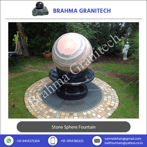 ทำด้วยมือโดยเฉพาะหินสวนทรงกลมน้ำพุคุณสมบัติสำหรับสนามหน้าบ้านและสวน - Product Image 5