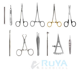 Conjunto completo de instrumentos quirúrgicos de acero inoxidable, Set de instrumentos médicos de blefaroplastia 2-4, CE ISO - Product Image 2