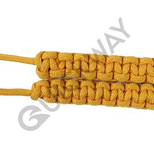 Cordón de hombro de uniforme ceremonial de diseño personalizado, nailon 100%, color dorado personalizado, cantidad al por mayor - Product Image 1