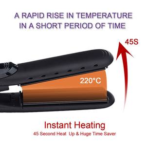 Meilleure vente Fer à lisser ionique Fer plat à vapeur en céramique Fer à boucler professionnel à vapeur rapide à LED <span class=keywords><strong>Styler</strong></span> à vapeur professionnel - Product Image 2