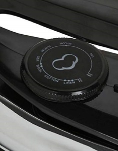 REVE Top Selling 1000W Prensa antiadherente Azul Negro Suela de cerámica Hierro seco Alta calidad Hogar Eléctrico Tasa a granel 1 año - Product Image 3