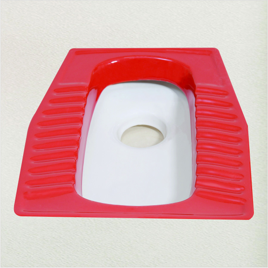 Сковорода VIstaar с широким ассортиментом, красная, двухцветная сковорода для приседаний, дешевая цена, индийская экспортная качественная фарфоровая сантехника для ванной комнаты