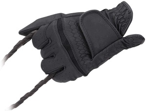 Gants d'équitation unisexes en cuir véritable de vache, OEM, personnalisés - Product Image 4