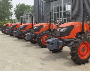 Trator japonês kubota tratores de fazenda 50hp 4x4 trator com rodas