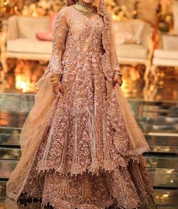 ชุดเดรสยาวถึงพื้นดีไซน์สวย atiya libas อินเดีย/ปากีสถาน acetate lehenga choli มีการปักลาย zardozi - Product Image 1