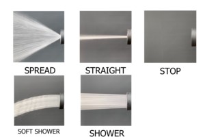 GREEN LIFE-Pulvérisateur à gâchette en plastique ABS blanc léger avec buse pour tuyau d'eau à grand volume, raccourcit le temps d'arrosage - Product Image 5