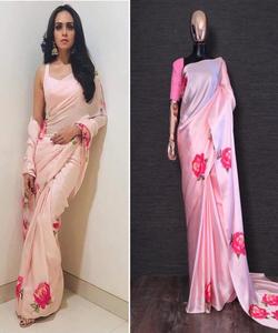 ผ้าซารีผ้าไหมฝ้ายบานาราซีงานปักหนัก ดีไซน์ทันสมัย พร้อมเสื้อผ้าแบบอินเดียสำหรับผู้หญิง ใส่ในงานแต่งงานหรืองานปาร์ตี้ ราคาประหยัด - Product Image 5