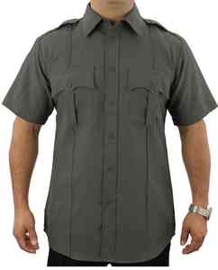 Polyester/Cotton Customize <b>Half</b> Sleeve Uniform <b>Shirts</b> for Security Guard's Staff High Quality Pocket Spring Quick Dry Breathable - Product Image 5