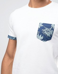 Camiseta de moda 100% algodón para hombre, con bolsillo en el pecho, estampado personalizado, manga corta, informal, estilo urbano - Product Image 3