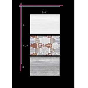 Carrelage rustique en céramique de style bois de porcelaine semblable à du bois 300x450mm - Product Image 1