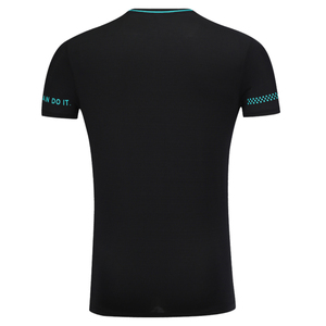 T-shirts élégants pour hommes Tops unis à manches courtes et à manches longues de haute qualité en polyester/coton - Product Image 4