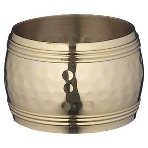 Ronds de serviette de mariage Rond de serviette double perlé Mariage Décoratif en vrac vente en gros Rond de serviette doré - Product Image 6