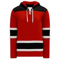Jersey de hockey sobre hielo con capucha Sudadera con capucha de hockey sublimada personalizada Jerseys de hockey sobre hielo bordados Tamaño y diseño personalizados
