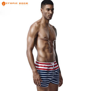Custom Your Own Fashion Design Sublimation Printing Men's Polyester Spandex Fabric Swim Beach Shorts - Product Image 3