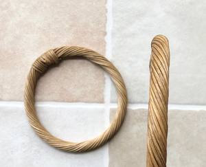 Poignées de sac en rotin de paille pièces de sac à main accessoires - Product Image 2