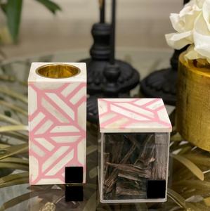 Islamic Religious Home Decor <b>Gift</b> Set Luxury Mother Pearl Inlaid Strawberry Bakhoor Holder <b>Eid</b> Ramadan Holiday Customizable Logo - Product Image 3