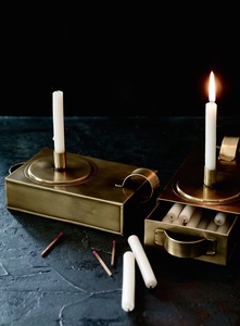 Porte-bougie rustique en laiton, décoratif moderne, pour l'intérieur et l'extérieur, pour la maison, vente en gros, 1 pièce - Product Image 2