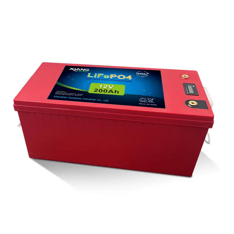 Baterai Ion Lithium 12V 200Ah, Baterai Sepeda Listrik Surya Lithium Besi Fosfat Lipo4 Baterai 12V 200Ah