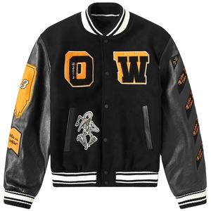 Chaqueta de béisbol Letterman de invierno de alta calidad para hombre, colores personalizables y logotipo, Material de poliéster, diseño en blanco, venta al por mayor - Product Image 5