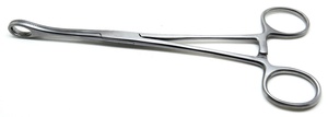 Forceps droit éponge Foerster 12 ''mâchoires dentelées Instruments chirurgicaux pansement pince médicale - Product Image 2