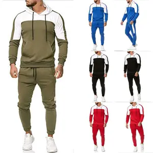 Custom Pullover High Quality Hot Sale Customized Men Tracksuit Men Fleece Lining Sweat suit Custom Made Men Jogging