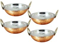 OSNICA Bols en cuivre avec poignées en acier massif, spatules écologiques, robustes, antiadhésives, antidérapantes, résistantes aux hautes températures, ustensiles de cuisine