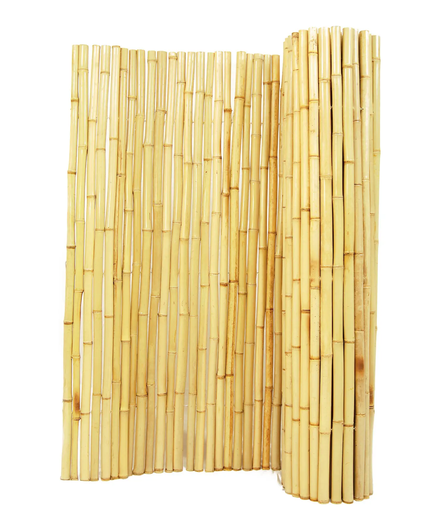 Bahçe için yüksek kaliteli duman bambu çitleri 100% vietnamca doğal orman bambu çevre dostu montajı kolay