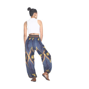 Napat Clothing Diamond Elephant Womens Harem Pants in Navy PP0004 020079 05 ready to ship - Product Image 3