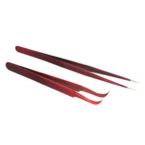 Pince à épiler à cils personnalisable, en acier inoxydable, pour extensions de cils, avec Logo, offre spéciale - Product Image 3