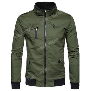 Chaqueta de moda para hombre, para exteriores, con cuello levantado, cremallera, bloque de Color, a la moda - Product Image 1