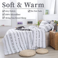 Parure de lit imprimée sur mesure 100% coton, ensemble de literie de luxe confortable en vente, 4 pièces