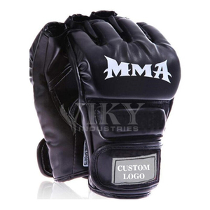 MMA-guantes de piel sintética de alta calidad con Logo personalizado, guantes de colores, MMA - Product Image 1
