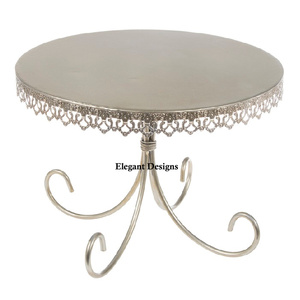 แท่นวางเค้กชุบทองหรูหราทำด้วยมืออุปกรณ์ตกแต่งเค้ก - Product Image 6