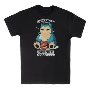 Camiseta divertida para adultos, no Me Talk antes del café