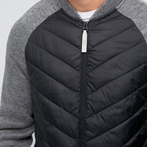 Veste de motard matelassée pour homme, de bonne qualité, à la mode - Product Image 5