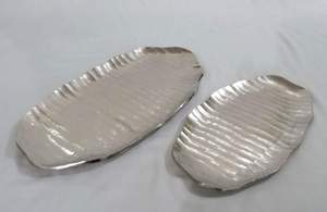 Placas decorativas de aluminio niquelado para servir, placas decorativas modernas de lujo de estilo único de fundición de aluminio - Product Image 4