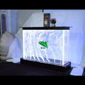 <span class=keywords><strong>Comptoir</strong></span> de bar en acrylique avec mur de bulles d'eau coloré LED pour discothèque, hôtel, restaurant, boutique, vitrine, réception - Product Image 3