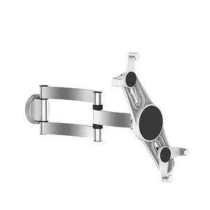 <span class=keywords><strong>Support</strong></span> <span class=keywords><strong>mural</strong></span> universel pour <span class=keywords><strong>tablette</strong></span>, rotatif à 360 degrés, 2 en 1, multi-usages, réglable, en aluminium, pour Ipad - Product Image 1