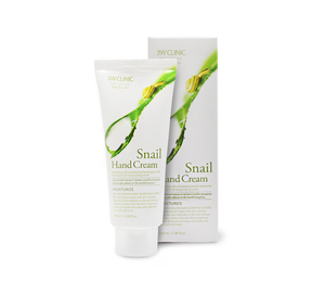 Crème pour les mains hydratante à l'extrait d'escargot 3W Clinic, K-Beauty coréen, infusée au miel, 100 ml, soulagement des irritations cutanées des mains - Product Image 1