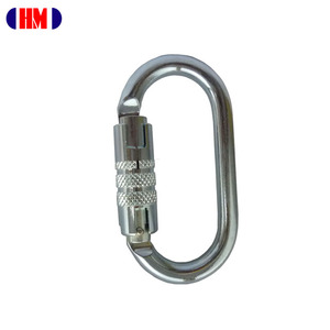 Connecteur de sécurité ovale à vis 22kN en acier 2442SG CE EN362 - Product Image 3