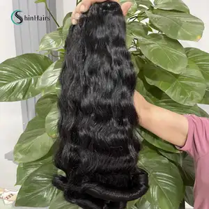 Desain Baru 100% Rambut Manusia Kualitas Terbaik Ekstensi Vietnam Gelombang Tubuh Warna Bundel Rambut Manusia Vietnam